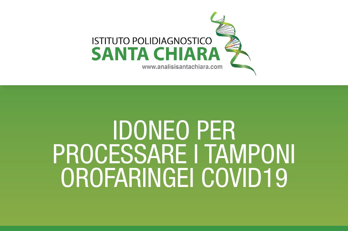 Scopri di più sull'articolo Laboratorio Santa Chiara: idoneo per processare i tamponi orofaringei Covid19